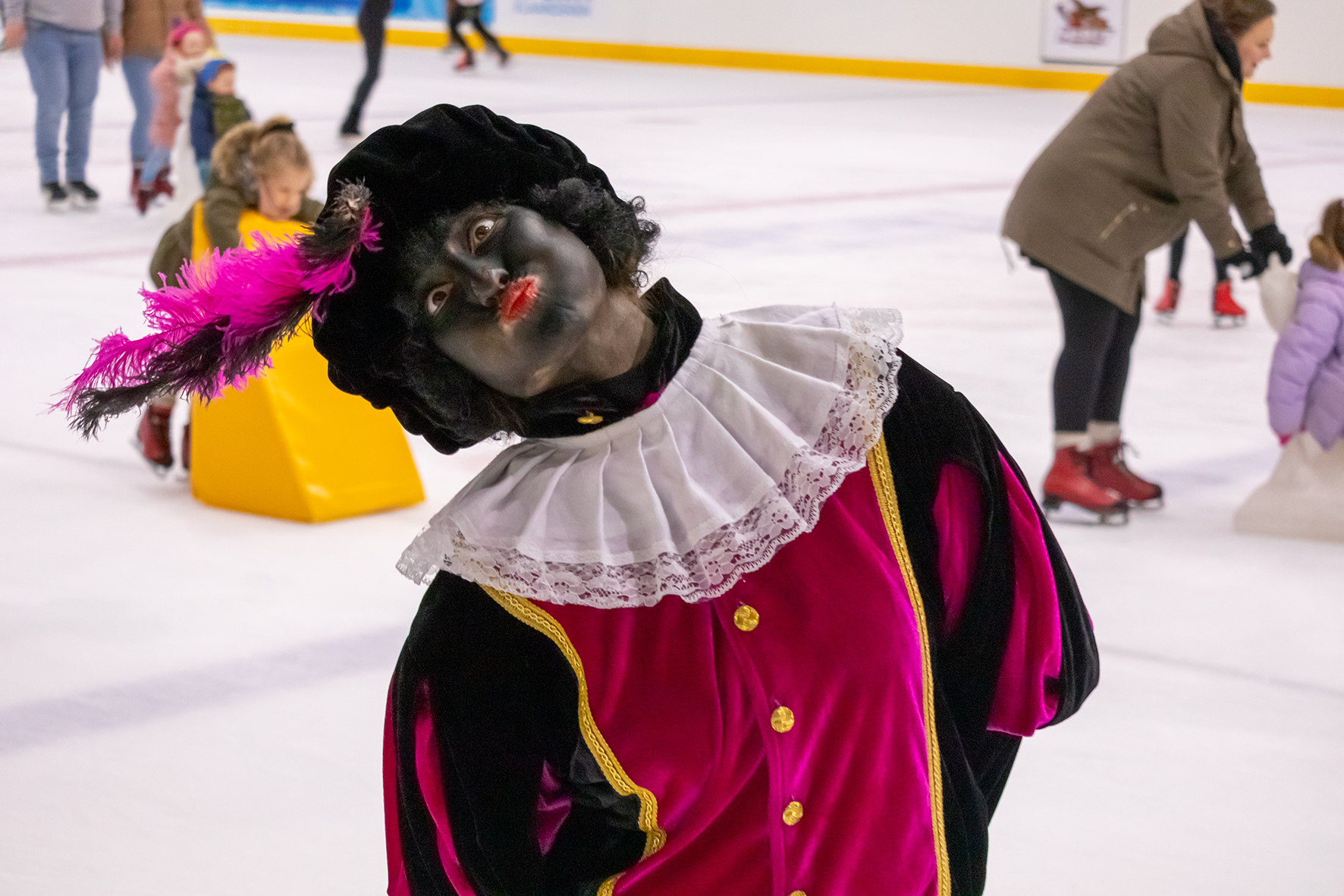 Sfeerbeelden schaatpieten Hasselt