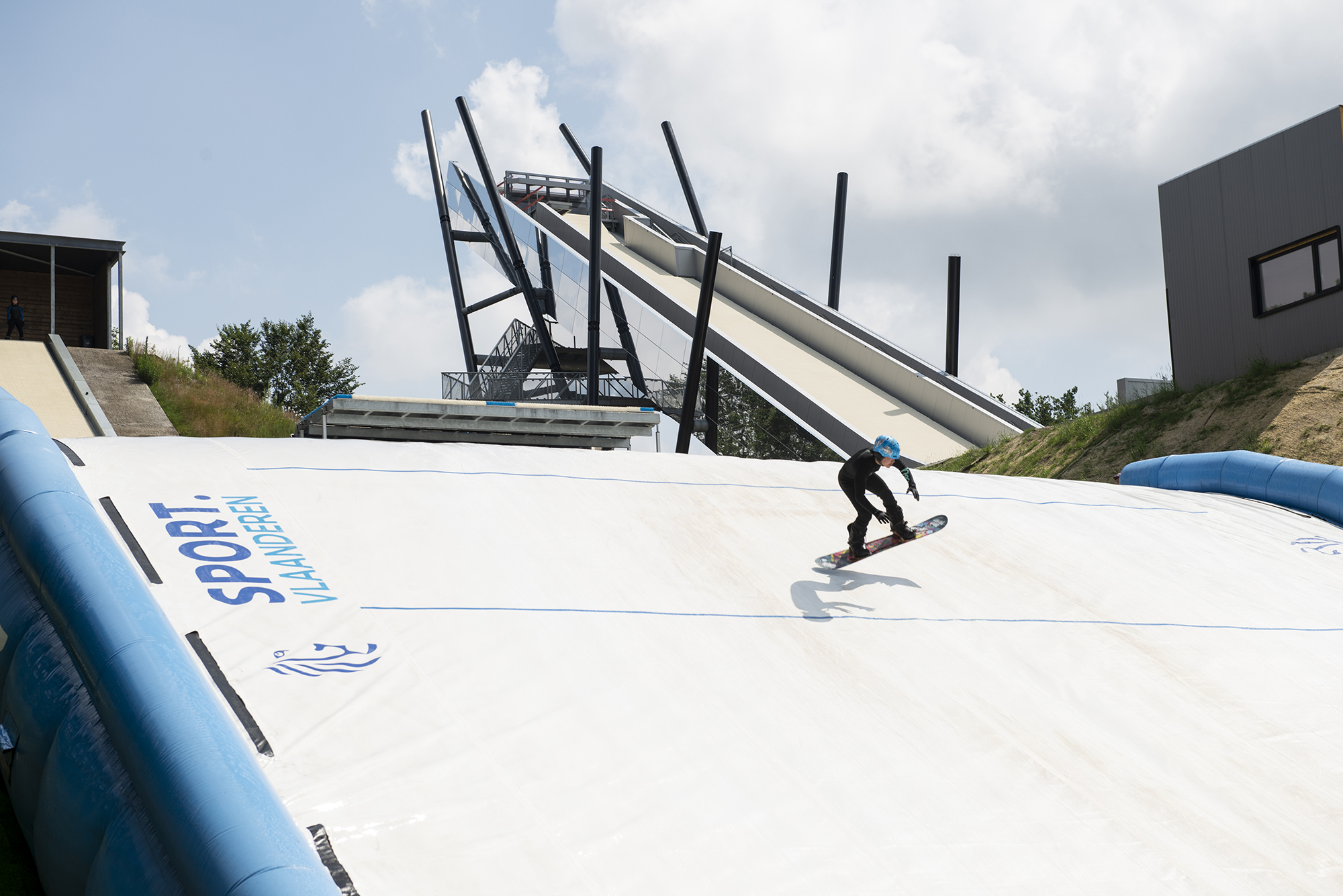 Hierop zien jullie onze mooie dryslope en tubing baan te Genk