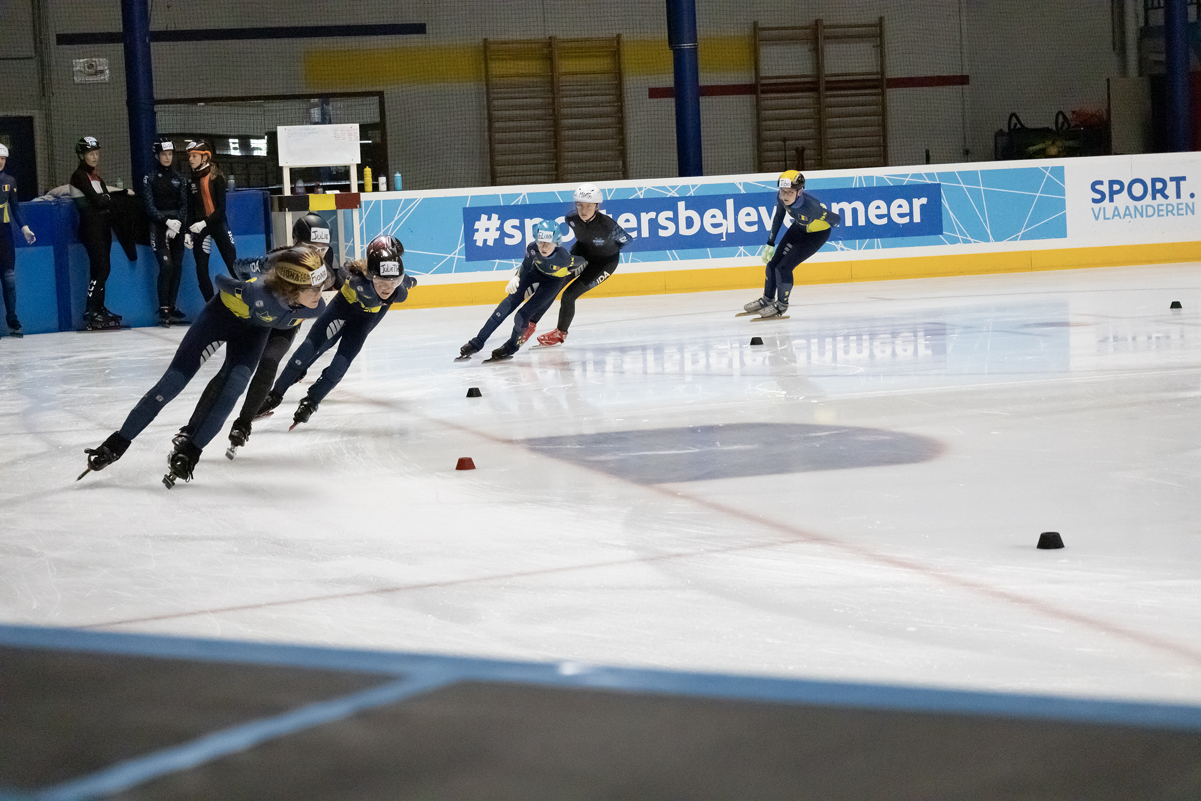 Sfeerbeelden Shorttrack schaatsen